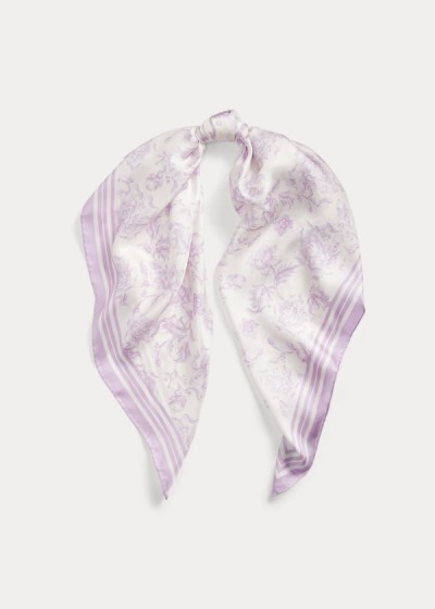 Women's Ralph Lauren Alexa Floral Silk Scarf | 631074AWH